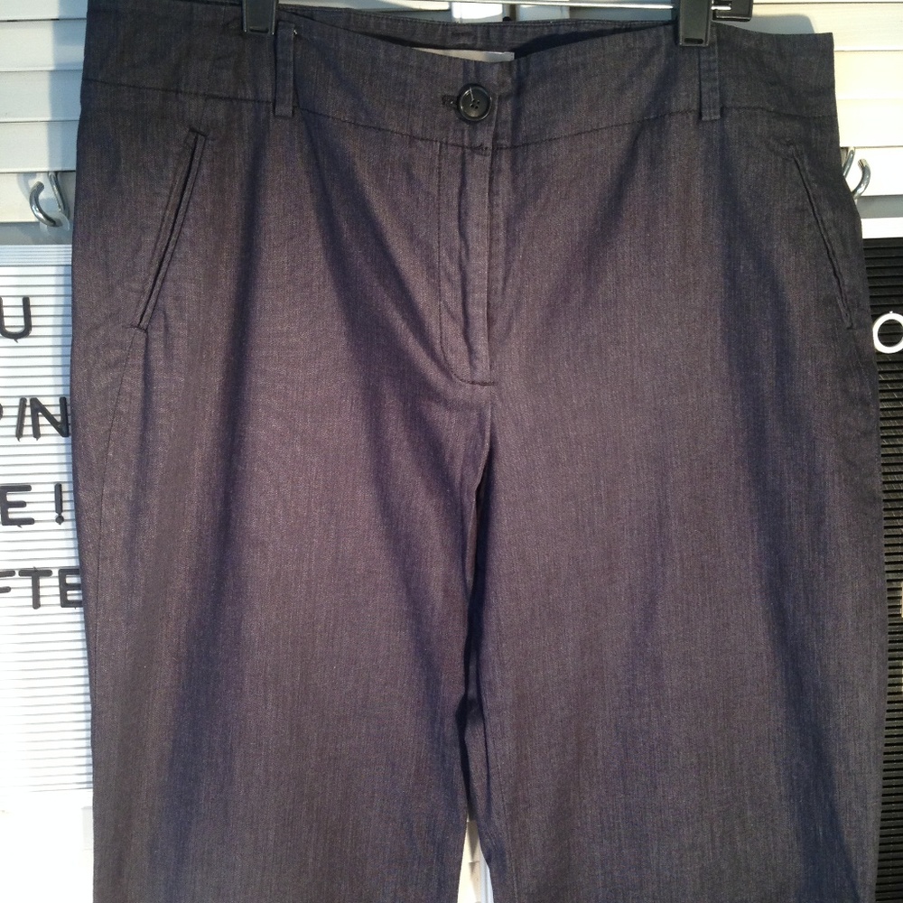 Women Dress Pants Loft  Plus Size 14 Wide Leg